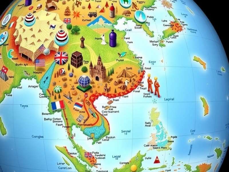 A GeoGuessr Gamemeneer analyzing a complex rural junction with multiple clues visible