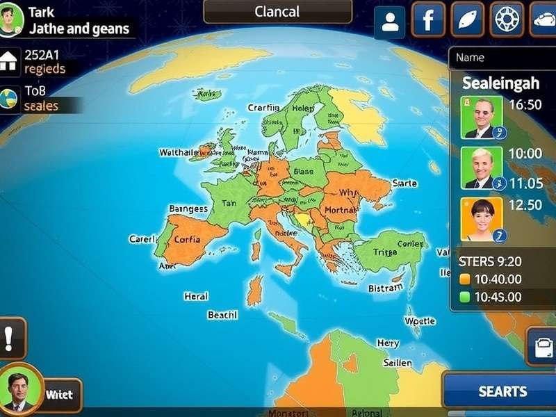 A detailed world map with strategic pins marking Geoguessr locations