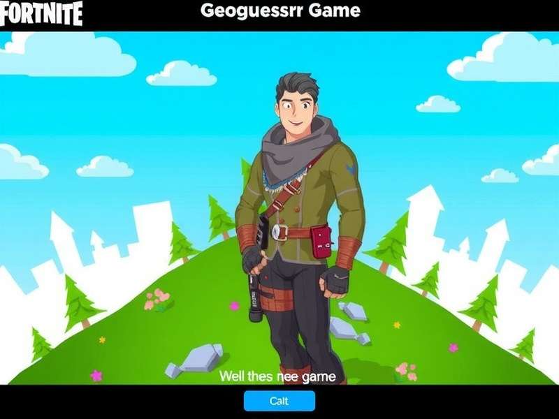 Gameplay screenshot of Fortnite Geoguessr