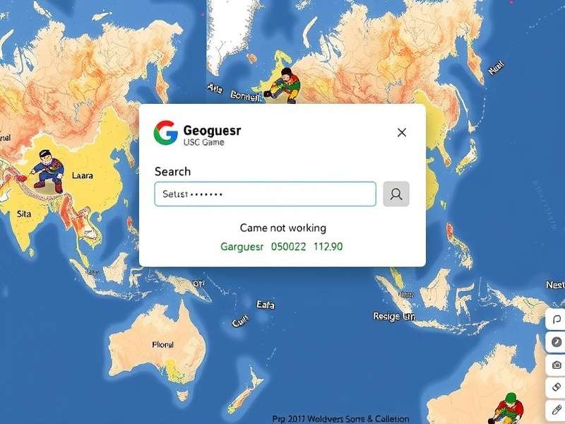 Troubleshooting GeoGuessr search issues on multiple devices