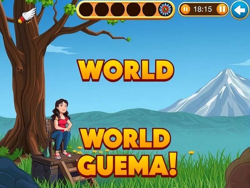 World Guesser Free gameplay interface showing street view and world map