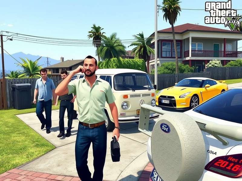 A scenic street view location with mountains and a road