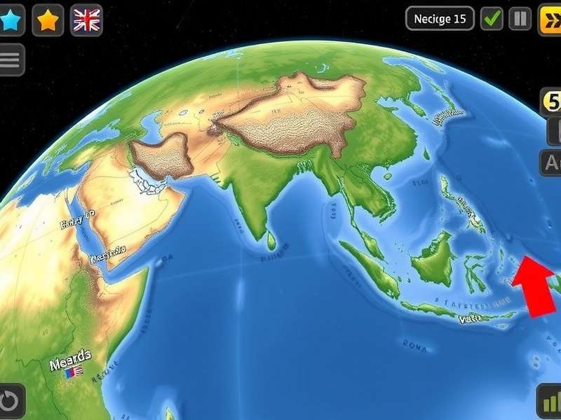 World map with location pins representing GeoGuessr gameplay