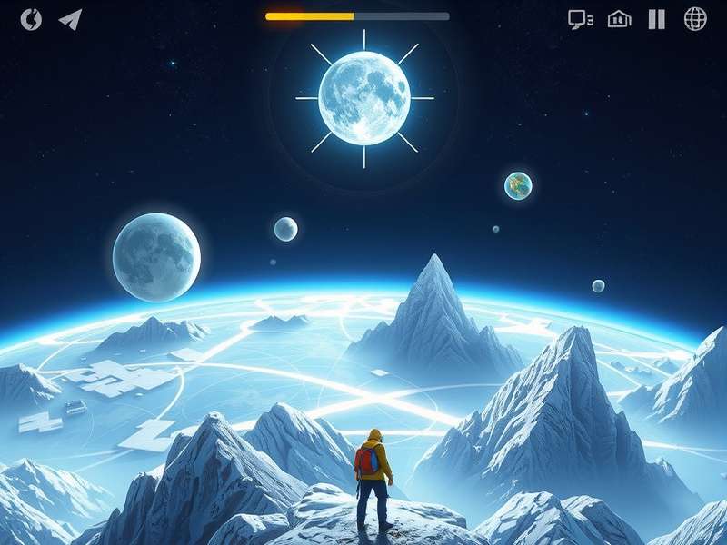 A person exploring a world map digitally with GeoGuessr interface overlay