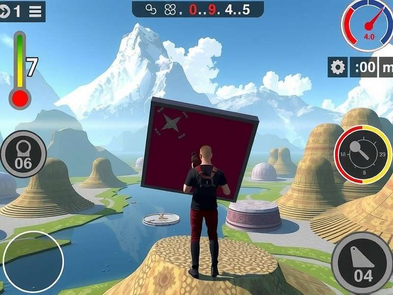 GeoGuessr gameplay interface with world map and street view