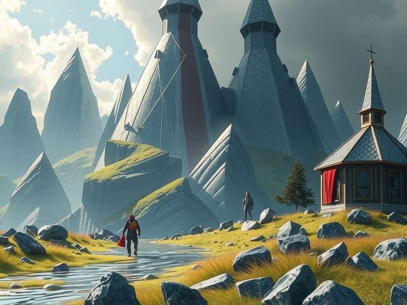 Geodeser gameplay showing advanced interface and world map