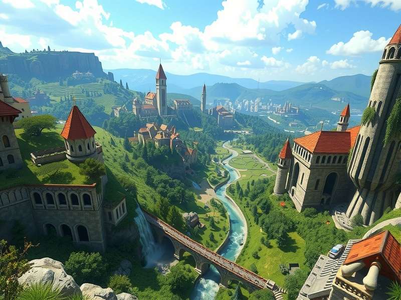 Screenshot of a challenging Geoguessr game in a remote landscape