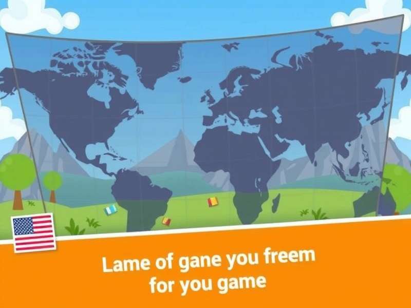 A person playing Geoguessr on a laptop with a world map in the background