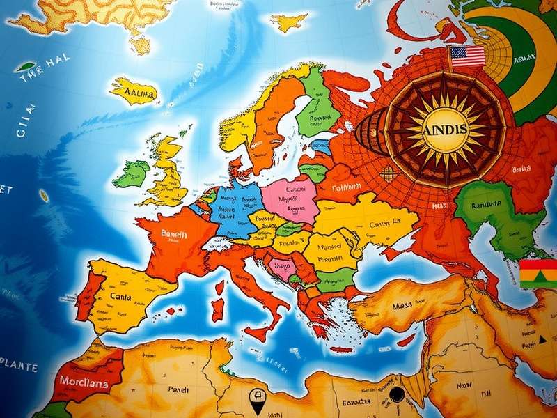 GeoGuessr Countries gameplay showing world map with location pins