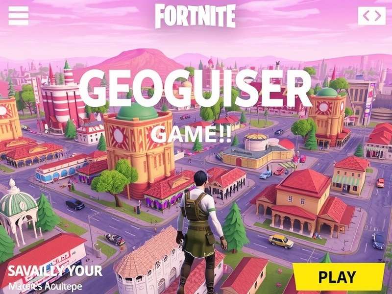 Where In Fortnite Geoguessr Game Free — interactive location guessing map with biomes and POIs