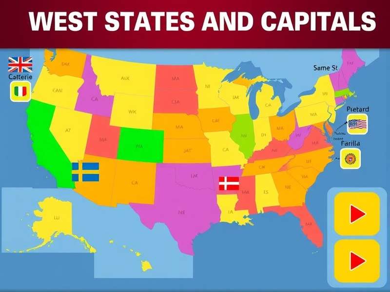 West States And Capitals Geoguessr Gameplay - Master Western US Geography