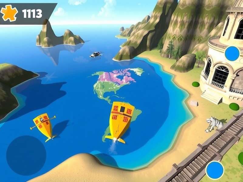 Geoguessr Games GTA Free — Los Santos virtual geography map with compass and landmark markers