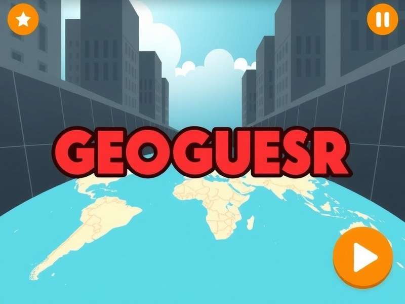 Global map with pins showing GeoGuessr game locations around the world
