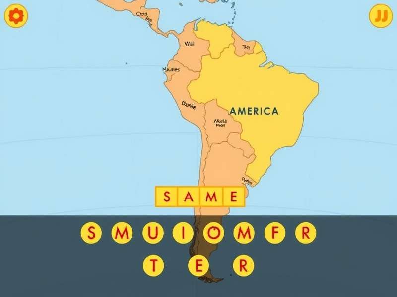 South America Map Quiz Geoguessr Game – Interactive map showing countries, biomes, and GeoGuessr hotspots