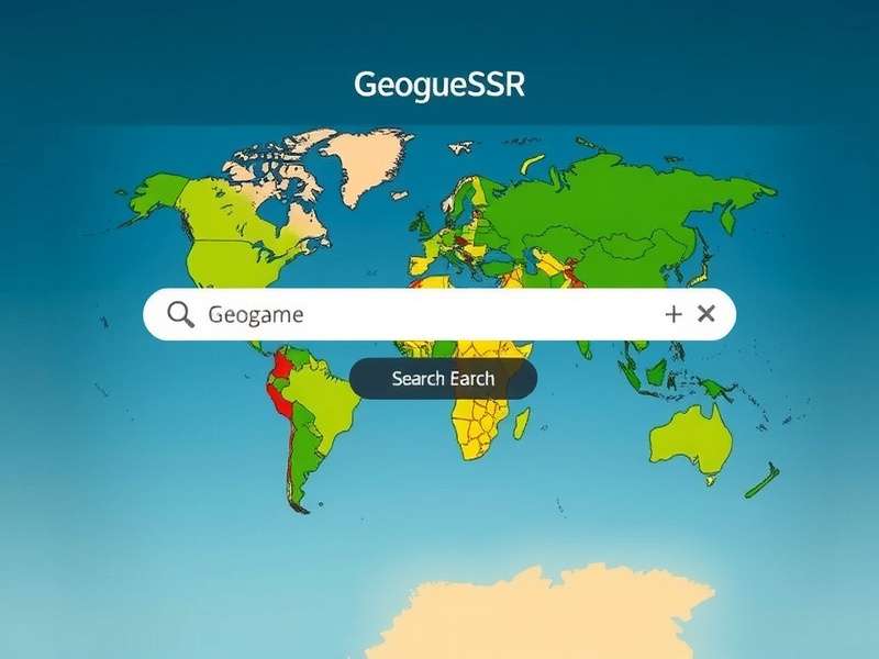 A stunning satellite view of Earth from space, representing the global exploration experience of GeoGuessr Game Search